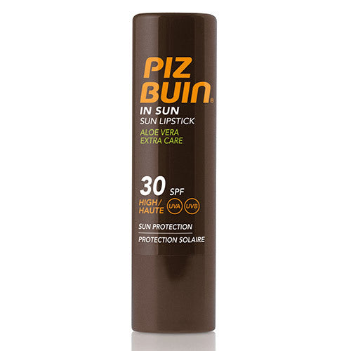 PIZ BUIN lūpų balzamas su alavijais - Aloe Vera saulės lūpų dažų ekstrakto priežiūra SPF 20