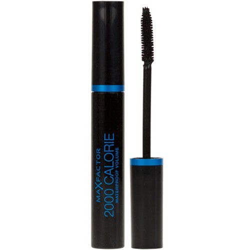 Max Factor 2000 kalorijų vireniui atsparus tūris – vireniui atsparus tušas didesniam 9 ml tūriui Black Brown Moterims