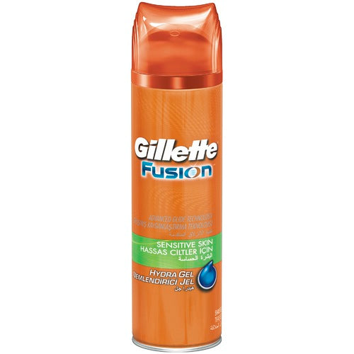 Gillette skūšanās želeja Gillette Fusion Hydra Gel (jutīgai ādai) 200 ml vīriešiem