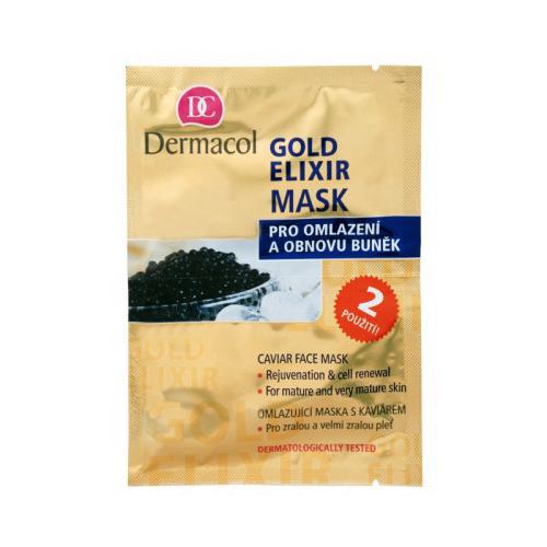 Dermacol Gold Elixir Caviar Face Mask - Atjauninanti kaukė su ikrais