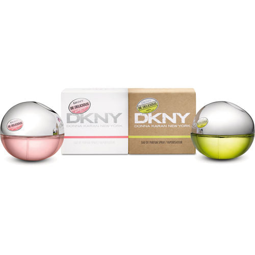 DKNY Be Delicious Gift Set EDP smaržas 30 ml un Be Delicious Fresh Blossom EDP smaržas 30 ml sievietēm