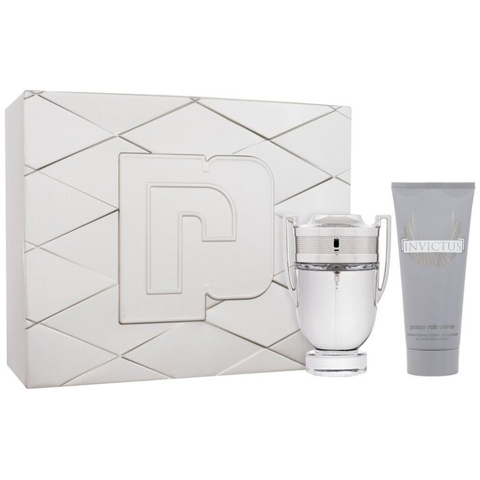 Paco Rabanne Invictus dovanų rinkinys EDT 100 ml ir dušo gelis 100 ml Invictus