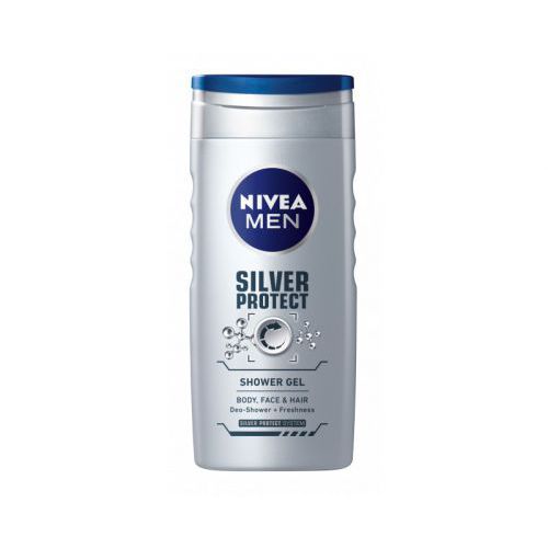 Nivea Silver Protect dušas želeja – dušas želeja vīriešiem (500ml) Vīriešiem
