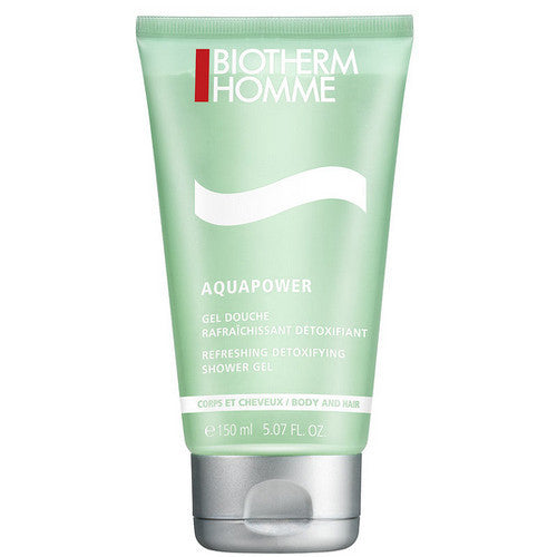 BIOTHERM Homme Aquapower gaivinamasis detoksikuojantis dušo želė