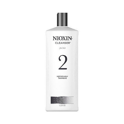 Nioxin 2 sistemos valiklis Ploni plaukai pastebimai slenka 300ml Moterims