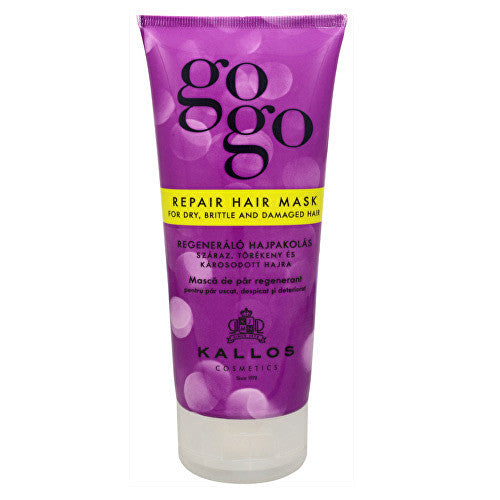 Kallos GoGo Repair matu maska sausiem, trausliem un bojātiem matiem (200ml) Sievietēm