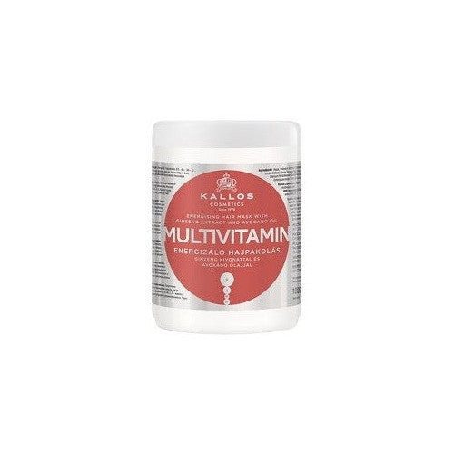 Kallos Multivitamiinid ženšenni ekstrakti ja avokaado juuksemask (275 ml) naistele