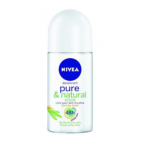 Nivea puhas ja looduslik jasmiini deodorant (50 ml) naistele