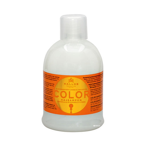Kallos Spalvotas šampūnas su sėmenų aliejumi ir UV filtru (1000ml) Moterims