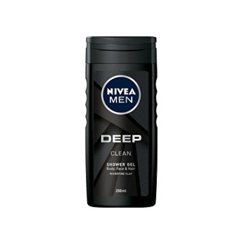 Nivea Deep Clean dušas želeja – dušas želeja vīriešiem (250ml) Vīriešiem