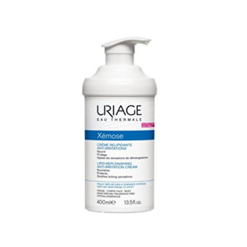 Uriage Relief raminamasis kremas, skirtas labai sausai jautriai ir atopinei odai Xemose (lipidus papildantis kremas nuo sudirginimo) 400ml