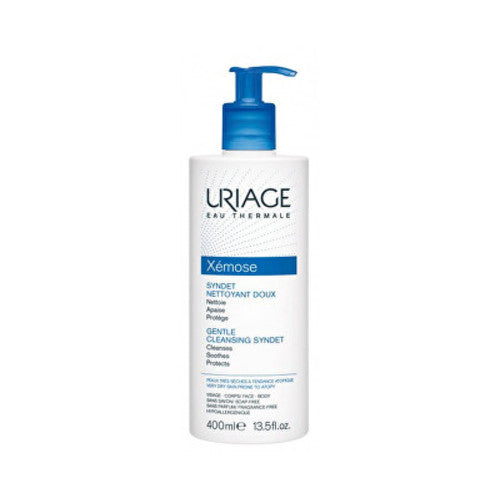 Uriage Puikiai valomas kreminis gelis sausai ir atopinei odai Xémose (Gentle Cleansing Syndet) 500ml