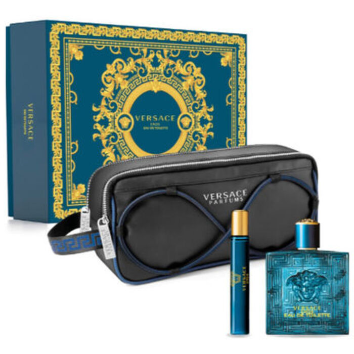 Versace Eros SET EDT 100 ml + EDT 10 ml + Cosmetic Bag