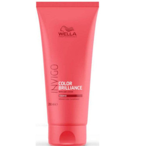 Wella Professional Kondicionierius dažytiems šiurkščiavilnių plaukams Invigo Color Brilliance (Coarse Vibrant Color Conditioner) (200ml) Moterims