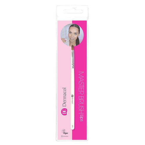 Dermacol Kosmetinis lūpų šepetėlis su dėklu ir D60 (Master Brush Lips) Moterims