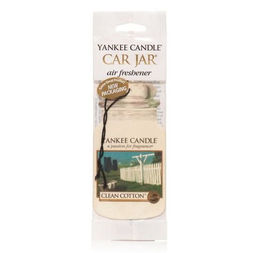 „Yankee Cirle“ žvakė „Clean Cotton Classic“ automobilio indelis – popierinė etiketė automobiliui
