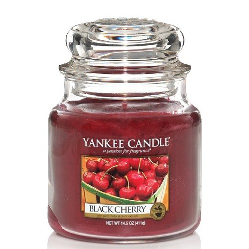 Yankee Cirle Black Cherry žvakė - Kvapioji žvakė