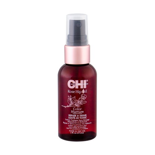 Farouk Systems CHI Rose Hip Oil Color Nurture Leave-In Tonikas – Tonikas dažytiems plaukams (118ml) Moterims