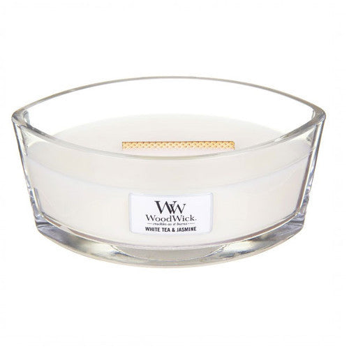 WoodWick Baltoji arbata ir Jasmine Ship (White Tea & Jasmine) – kvapioji žvakė (453.0g) Unisex