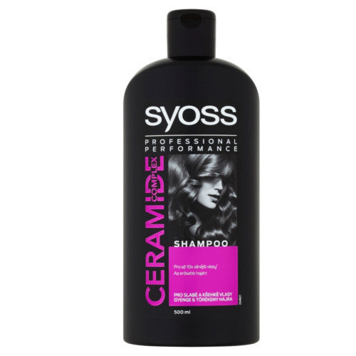 Syoss Šampūns trausliem un trausliem matiem Ceramide Complex (Šampūns) 500 ml Sievietēm