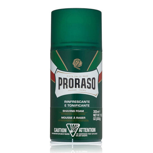 Proraso Green Shaving Foam – gaivinančios skutimosi putos su eukaliptu 400ml Vyrams