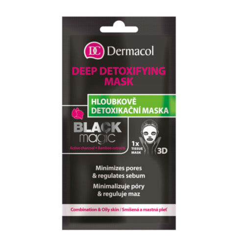 Dermacol (Deep Detoxifying Mask) Black Magic (Deep Detoxifying Mask) 15 ml Moterims