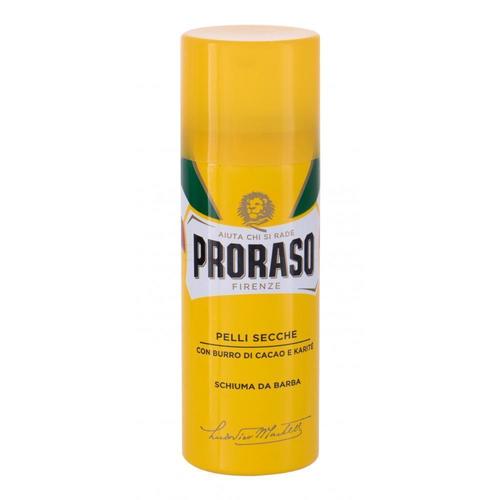 Proraso Yellow Shaving Foam – skutimosi putos su kakava ir taukmedžio sviestu 400ml Vyrams