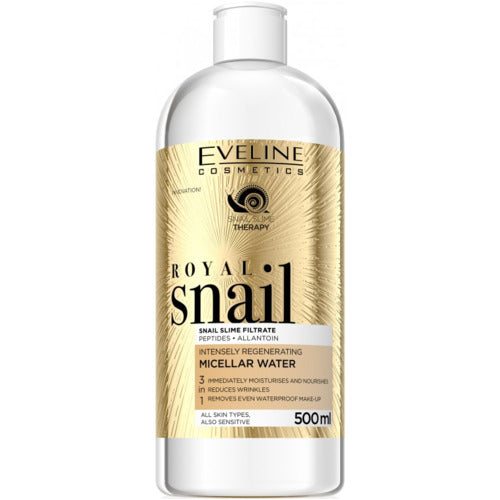 Eveline Cosmetics Karališkoji sraigė 3 viename micelinis viruo 500ml