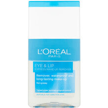 L´Oréal Akis & Lip Waterproof Make Up Remover – dviejų fazių makiažo valiklis akių zonai ir lūpoms 125ml