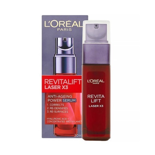 L´Oréal Revitalift Laser Renew Anti-Ageing Power serumas – odos senėjimą stabdantis serumas (30ml) Moterims