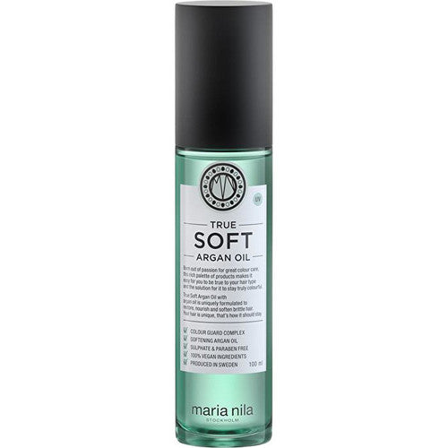 Maria Nila True Soft argano aliejus (sausiems ir pažeistiems plaukams) – maitinamasis argano aliejus