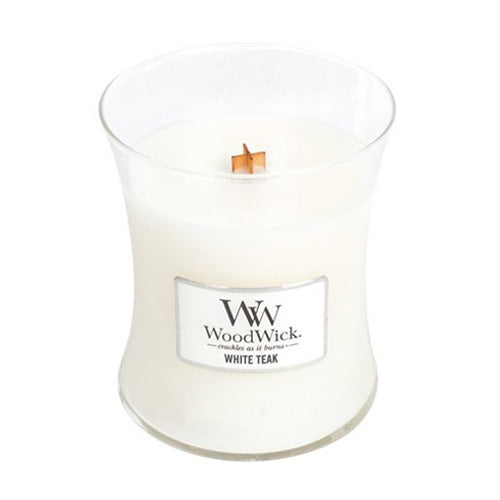 WoodWick White Teak Vaza (White Teak) - Kvapi žvakė (609.5g) Unisex