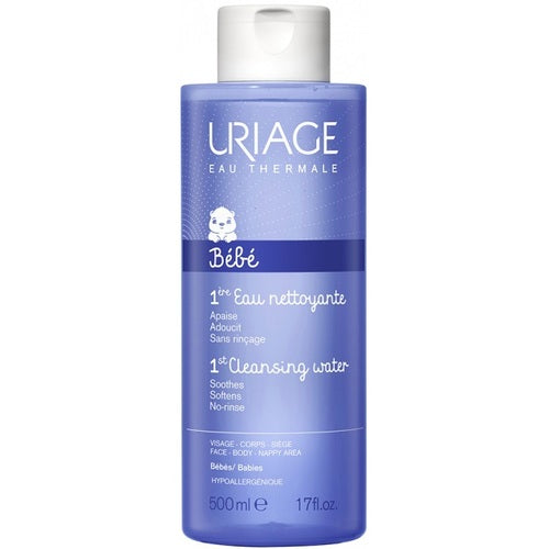 Uriage Bébé 1st Cleansing Water Soothes – valomasis vanduo mažiesiems 1000ml