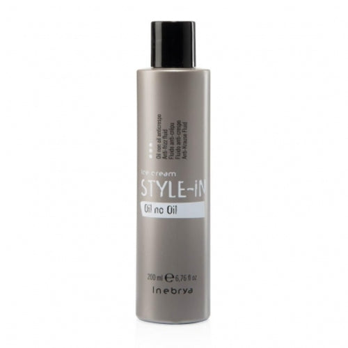 Inebrya Style-In Oil No Oil Anti-Frizz Fluid - Fluid nuo plaukų slinkimo 200ml Moterims