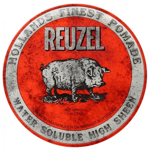 Reuzel „Red Pomade“ virenyje tirpus „High Sheed“ – plaukų pomada 95ml