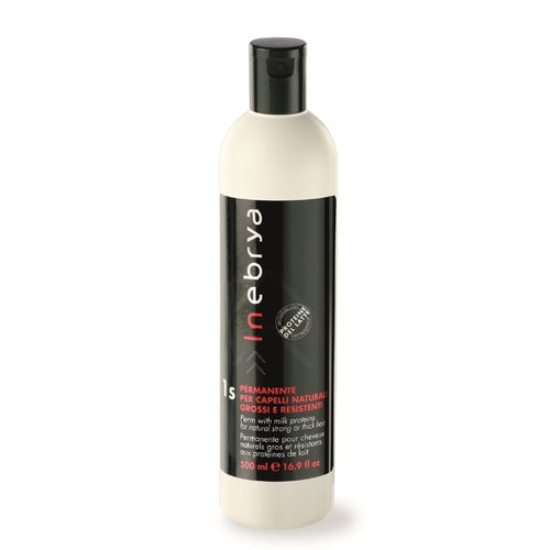 Inebrya 1S Perm Natural Strong & Thick Hair – Permanentinis preparatas 1S natūraliems tvirtiems plaukams 500ml