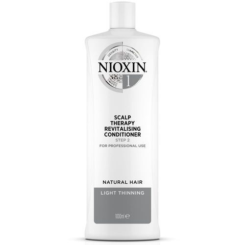 Nioxin System 1 kondicionierius – odos atgaivintuvas ploniems, šiek tiek ploniems natūraliems plaukams (1000ml) Unisex