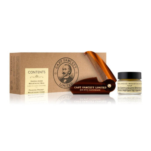 Captain Fawcett Turinys Sandalwood Set - Dovanų rinkinys vyrams