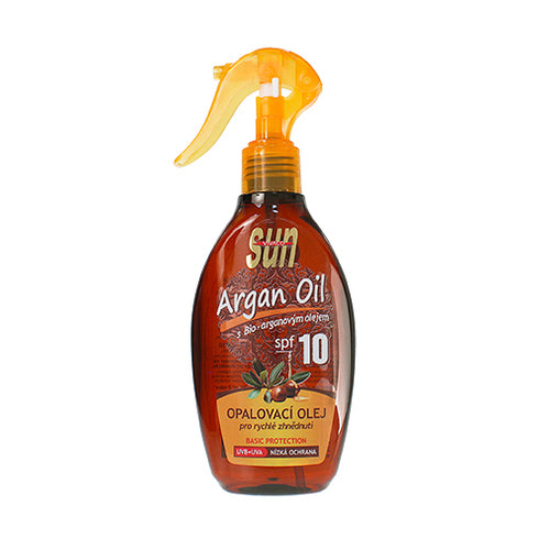 „Vivaco SUN“ įdegio aliejus su argano aliejumi, SPF 10