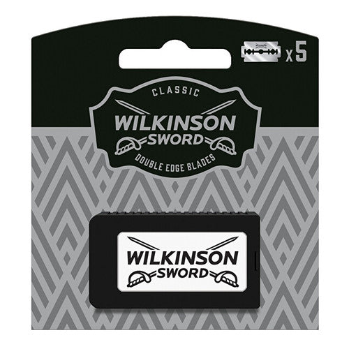 Wilkinson Sword Dviejų kraštų peiliukai ( 5 vnt ) - Pakaitiniai skustuvai Vyrams