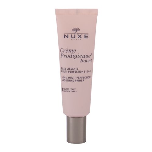 Nuxe Creme Prodigieuse Boost 5-in-1 glotninamasis makiažo pagrindas – šviesinantis ir lyginantis makiažo pagrindas (30ml) Moterims