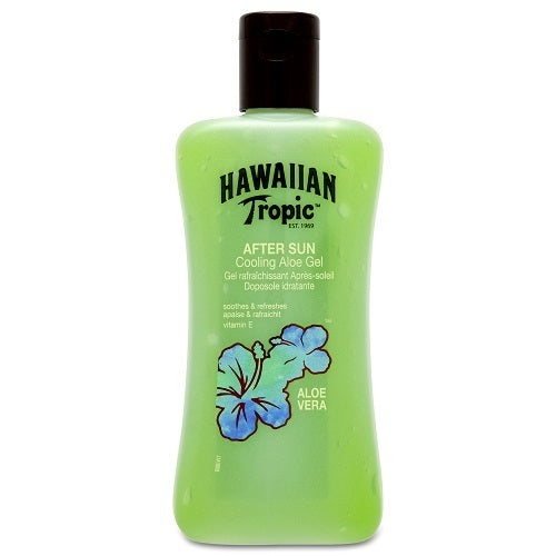 „Hawaiian Tropic“ vėsinamasis gelis po deginimosi saulėje su alaviju – vėsinamasis gelis po deginimosi saulėje su alaviju.