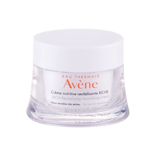 Avène Sensitive Skin Revitalizing Nourishing Rich Cream – atgaivinantis maitinamasis kremas sausai jautriai odai 50ml