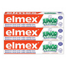 Elmex Junior Trio Toothpaste (3 vnt) - Vaikiška dantų pasta 75ml