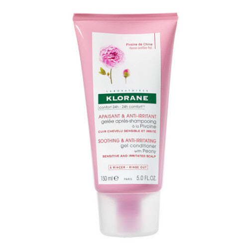 Klorane Raminantis ir Anti-Irrating gelinis kondicionierius su bijūnu - Raminantis kondicionierius jautriai bijūnų galvos odai (150ml) Moterims
