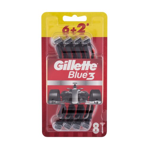 Gillette Blue3 (8 vnt) - Vienkartiniai vyriški skustuvai