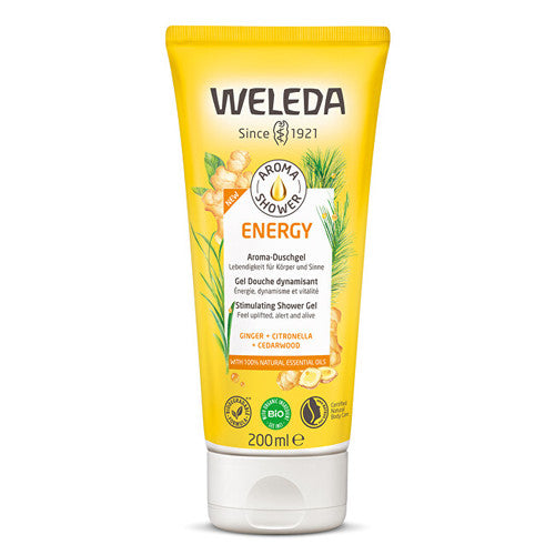 Weleda Aroma Shower Energy Stimulating dušo želė – Stimuliuojanti dušo želė (200ml) Moterims