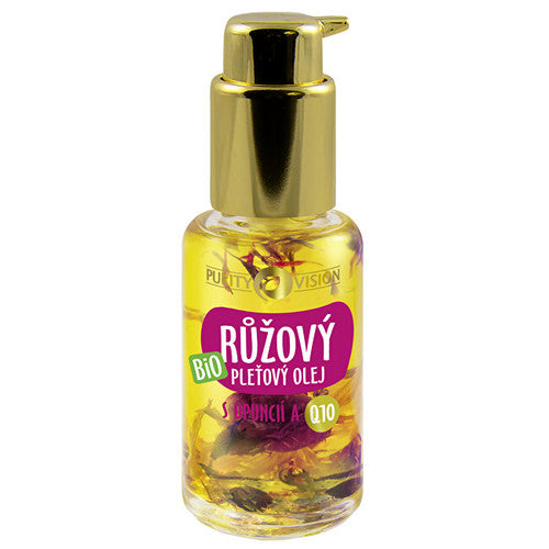 Purity Vision orgaaniline roosi näoõli viigipirni ja Q10-ga (45 ml) naistele