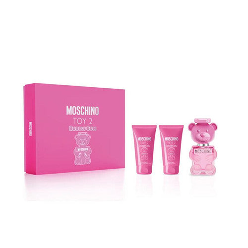 Moschino Toy 2 Bubble Gum dovanų rinkinys EDT 50 ml, kūno losjonas 50 ml ir dušo želė 50 ml Moterims