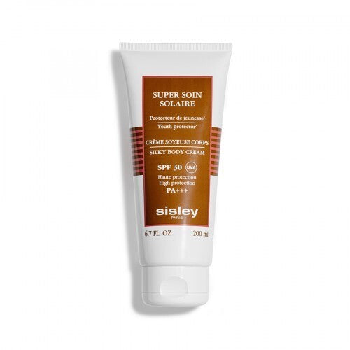 Sisley Super Soin Solaire Silky kūno kremas SPF 30 – Apsauga nuo saulės (200ml) Moterims